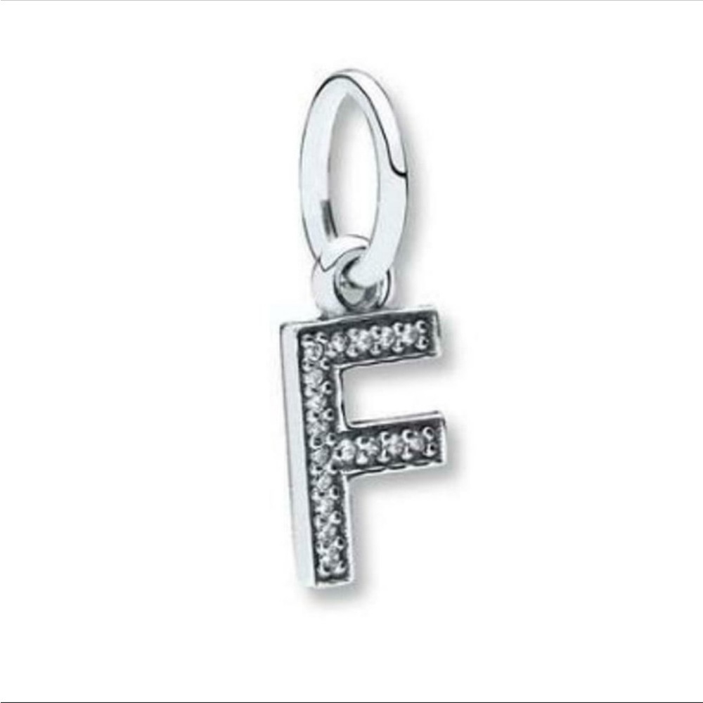 Pandora Letter F Charm Dangle